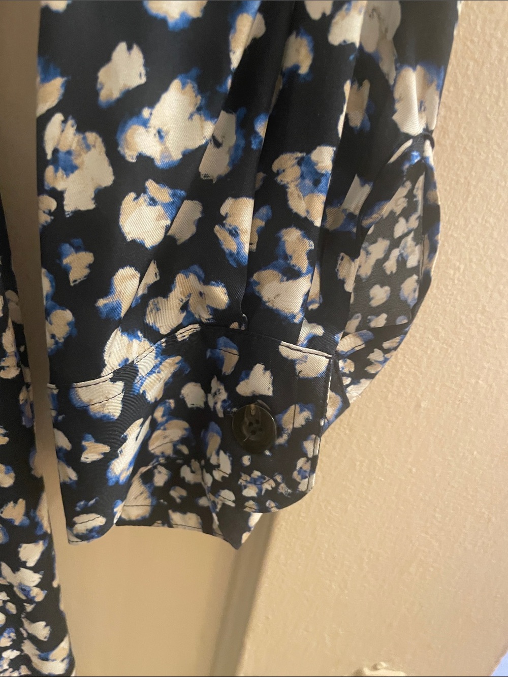 MARELLA Navy and White Floral Tie-Waist Dress - Picture 7 of 7